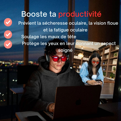 Lunettes Anti-Lumière Bleue